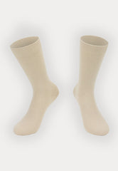 Naadloze Damessokken - 100% Katoen - 9 Paar - Beige Mix