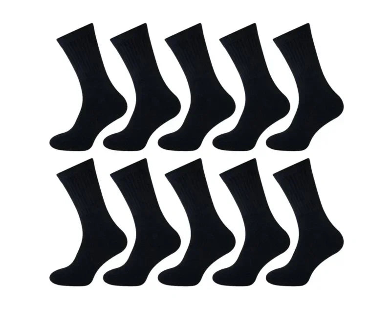 Naft AIR - Sportsokken - 10 Paar - Zwart - Ondergoedenzo.nl