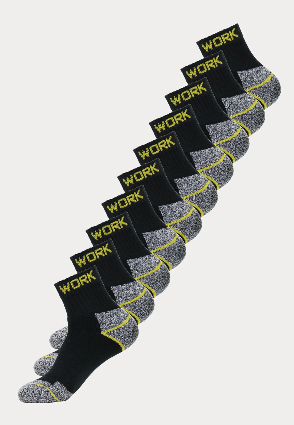 Work - Werksokken - Laag Model - 10 Paar - Ondergoedenzo.nl