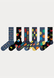 6 paar fashion socks met print van de zomer thema van het merk Teckel