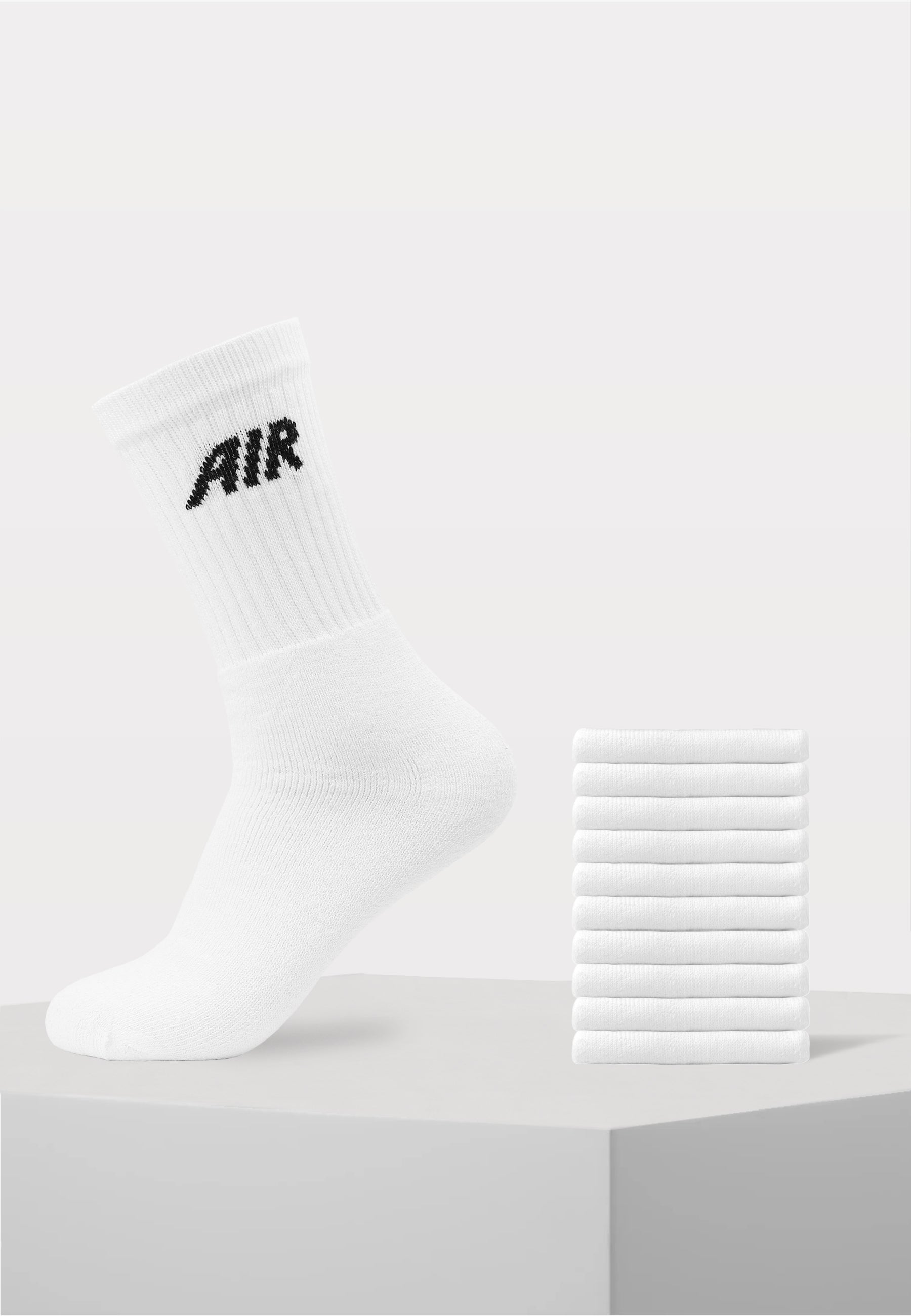 Begrafenis januari Onaangenaam AIR sokken - 10 paar - Wit – ondergoedenzo
